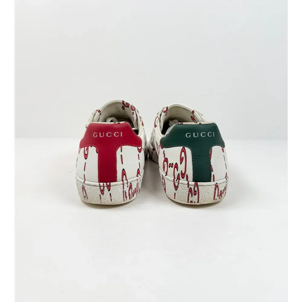 Size 7.5US - Gucci ace monogram ghost